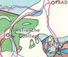 Carte géologique détaillée à 1/200 000 de la partie orientale des Pyrénées hercyniennes (AZOPRO, 1963)