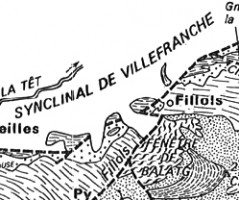 Le métamorphisme hercynien mésozonal et les gneiss œillés du massif du Canigou (Pyrénées orientales) (Guitard, 1965, 1970)