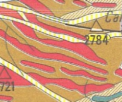 Carte géologique des massifs du Canigou et de la Carança à 1/50.000