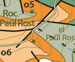 Carte géologique à 1/25 000 du Synclinal de Villefranche-de-Conflent entre Jujols et Nohèdes (massif du Coronat, Pyrénées-Orientales, France) (Laumonier, 2016)